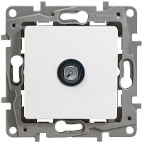 Розетка TV Звезда без рамки Legrand Etika 1-м. белый  картинка